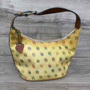 Dooney And Bourke Vintage Y2K Rainbow Monogram Itsy Bitsy Bag Purse Charm